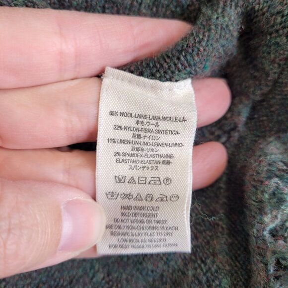 Free People Sweater Womens S Green Irresistible Wool Blend Oversized Slouchy - Picture 10 of 13